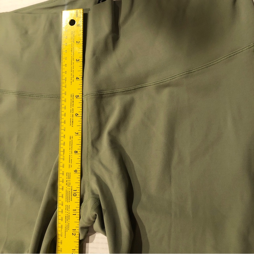 Nike Women's Size XL Yoga Dri-FIT Luxe Flared YogaPants Olive Green - DV9181-386 - Picture 5 of 13
